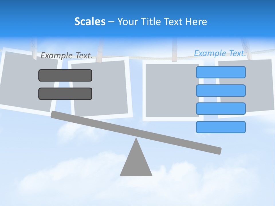 Illustration Frame Pin PowerPoint Template