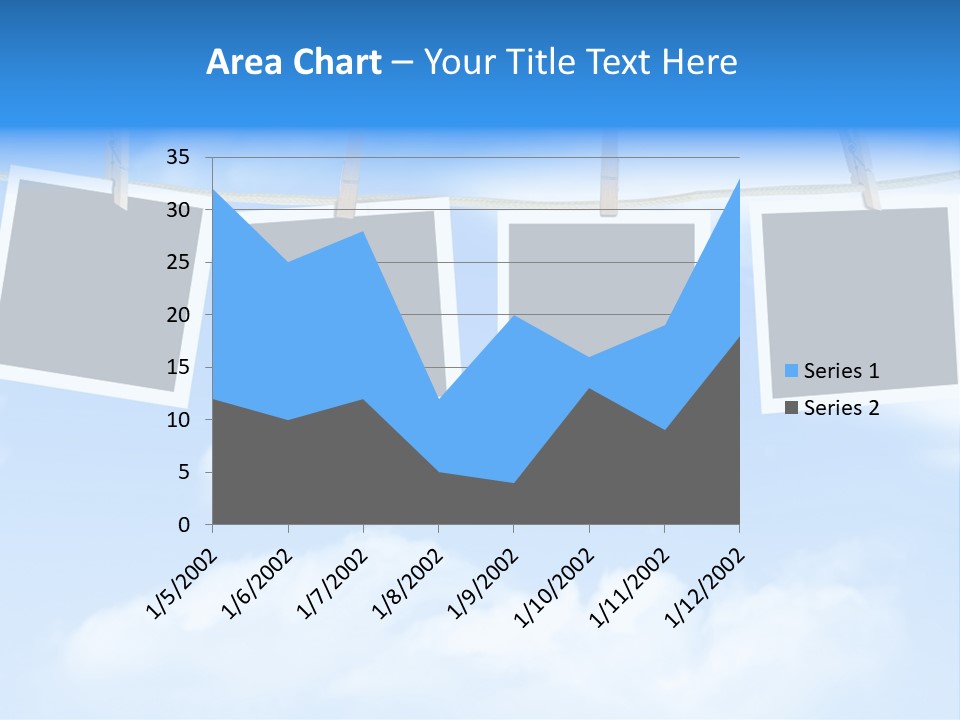 Illustration Frame Pin PowerPoint Template