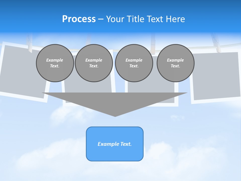 Illustration Frame Pin PowerPoint Template