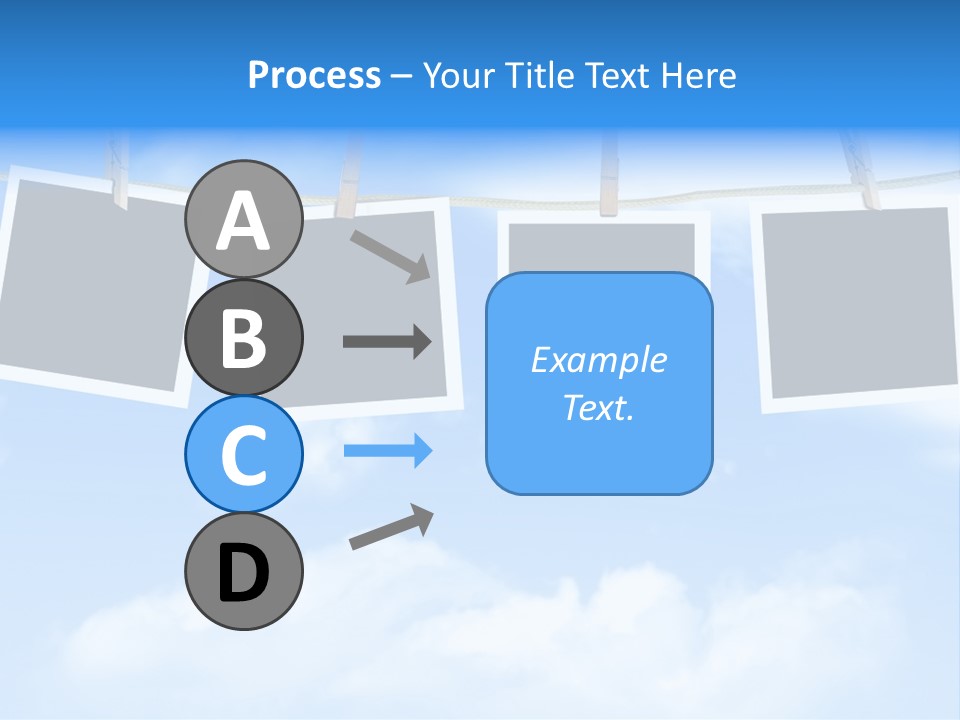 Illustration Frame Pin PowerPoint Template