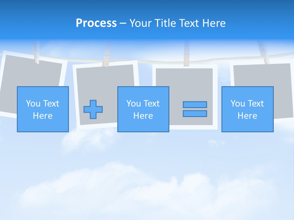 Illustration Frame Pin PowerPoint Template