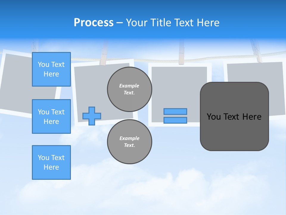Illustration Frame Pin PowerPoint Template