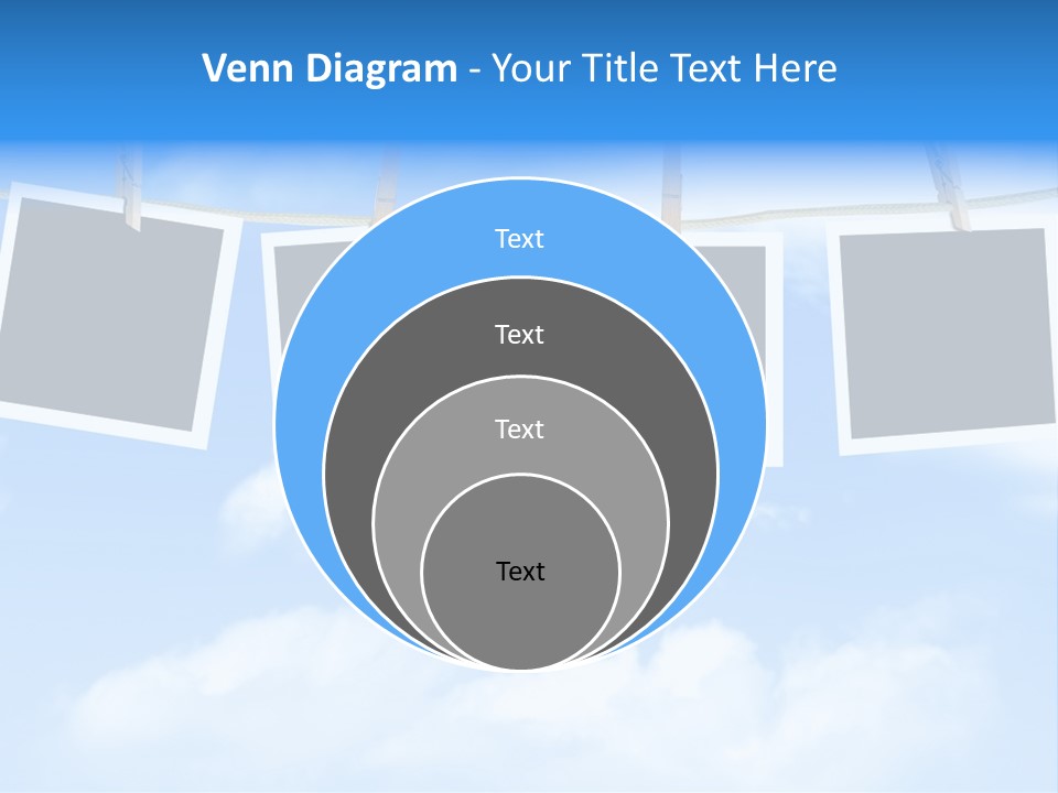 Illustration Frame Pin PowerPoint Template