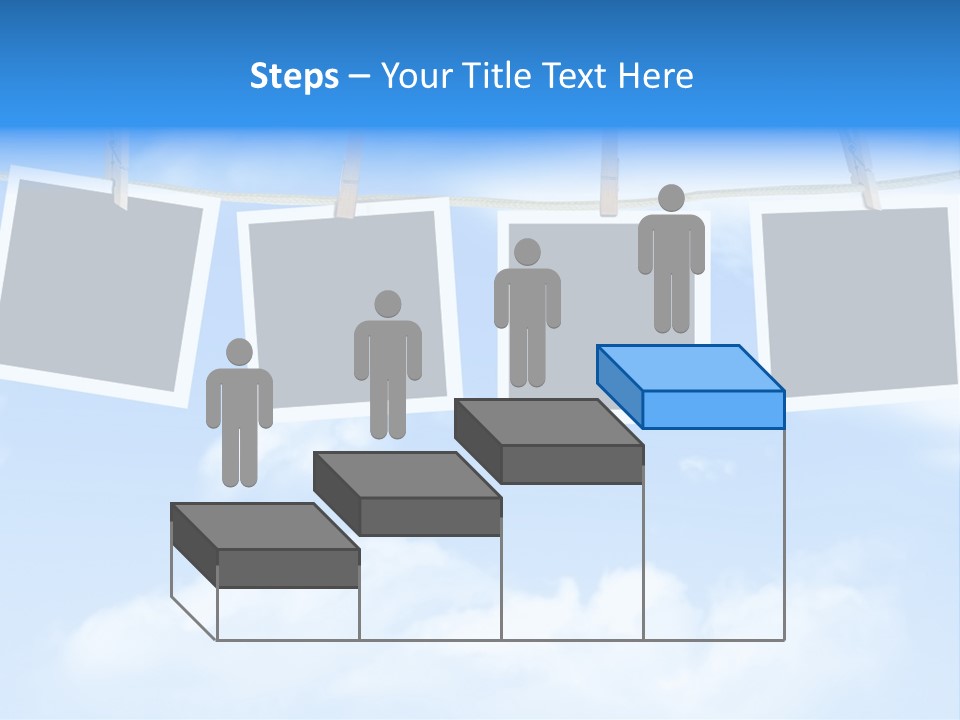 Illustration Frame Pin PowerPoint Template