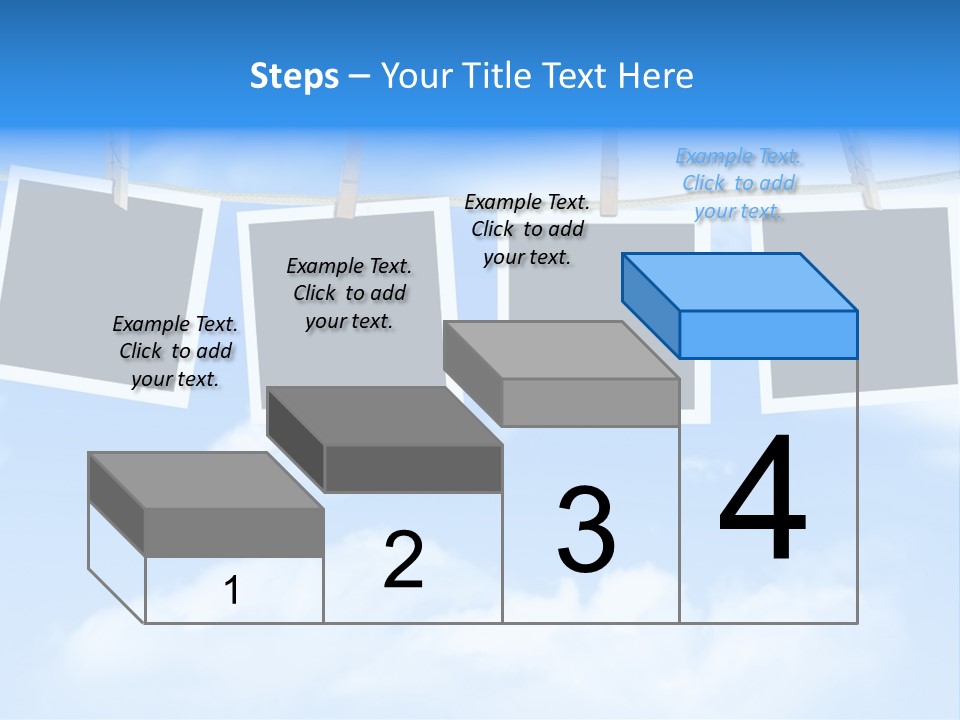 Illustration Frame Pin PowerPoint Template