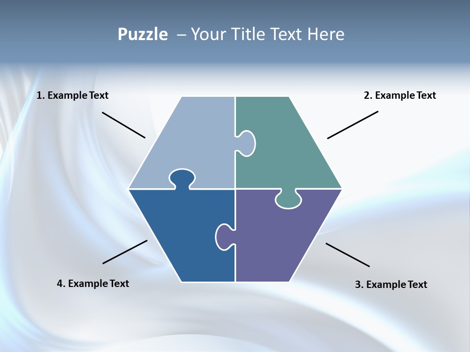 Smoke Wave Art PowerPoint Template