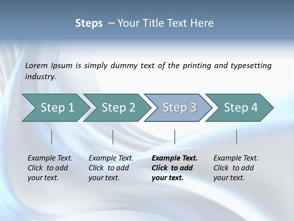 Smoke Wave Art PowerPoint Template