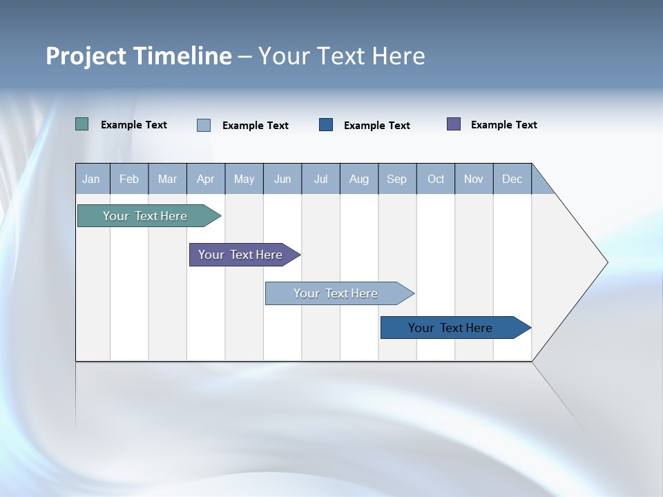 Smoke Wave Art PowerPoint Template