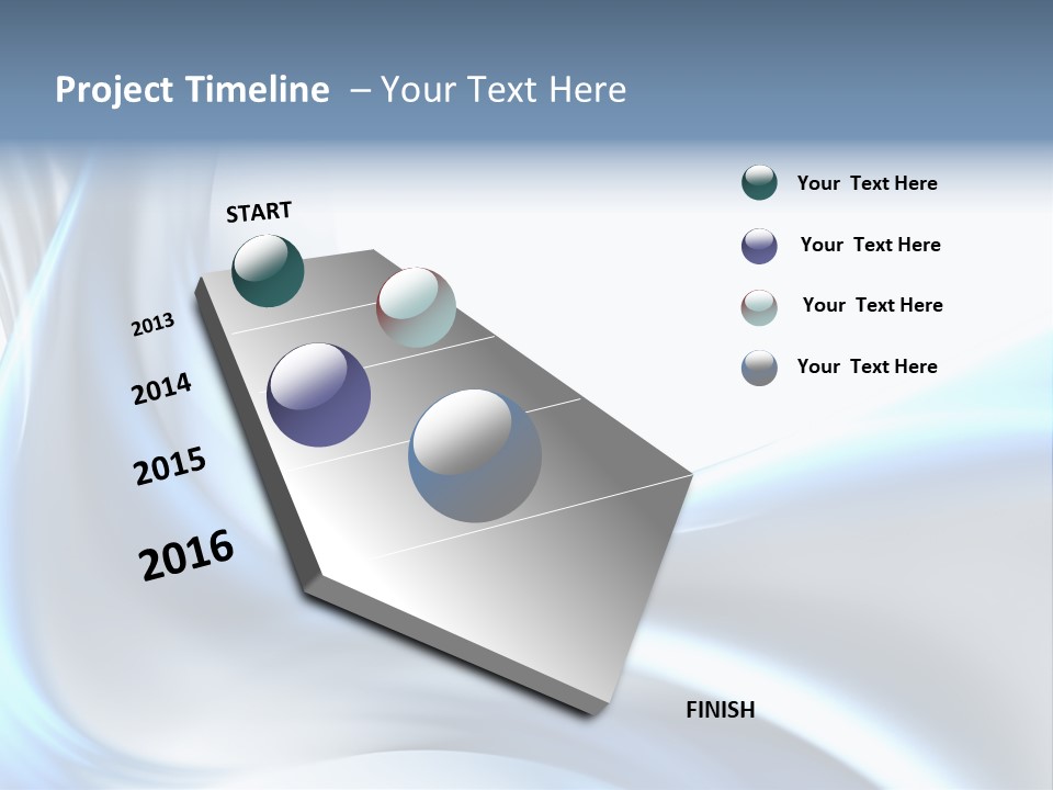 Smoke Wave Art PowerPoint Template