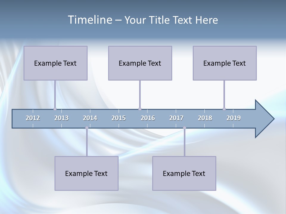 Smoke Wave Art PowerPoint Template
