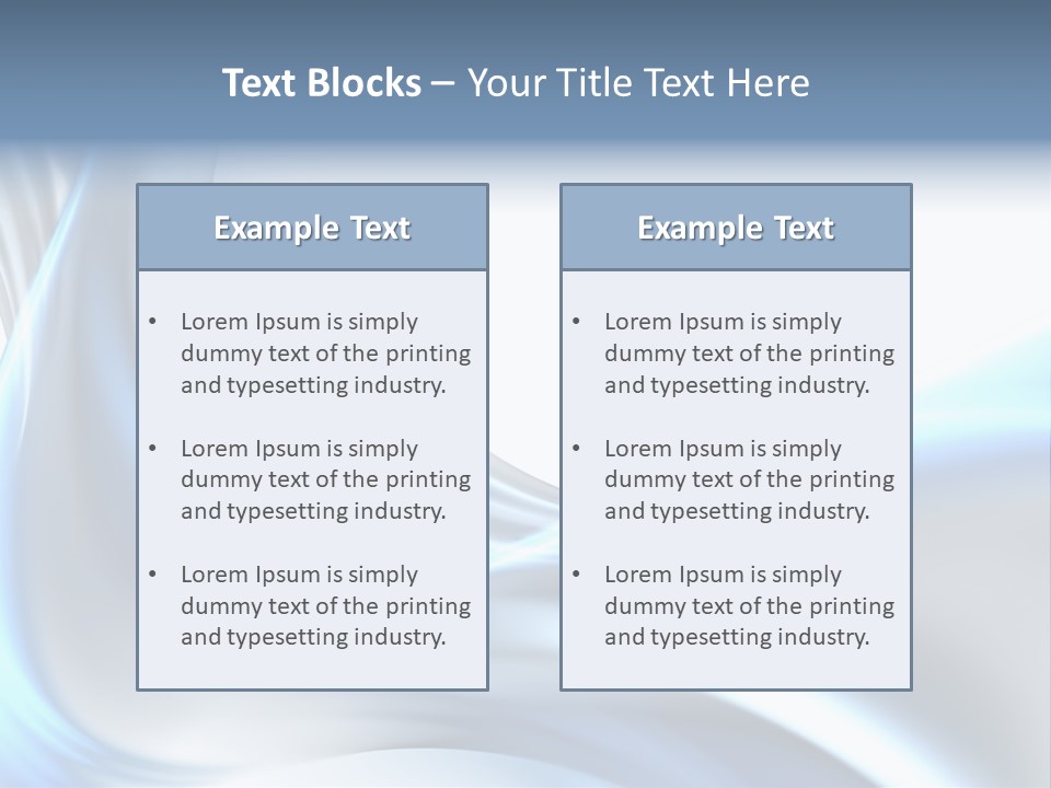Smoke Wave Art PowerPoint Template