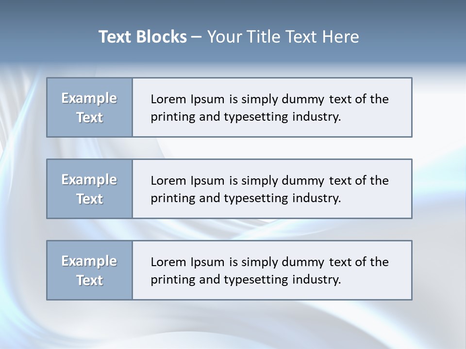 Smoke Wave Art PowerPoint Template