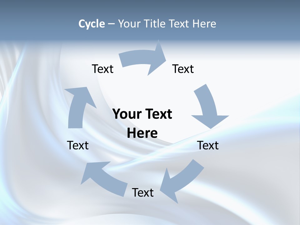 Smoke Wave Art PowerPoint Template