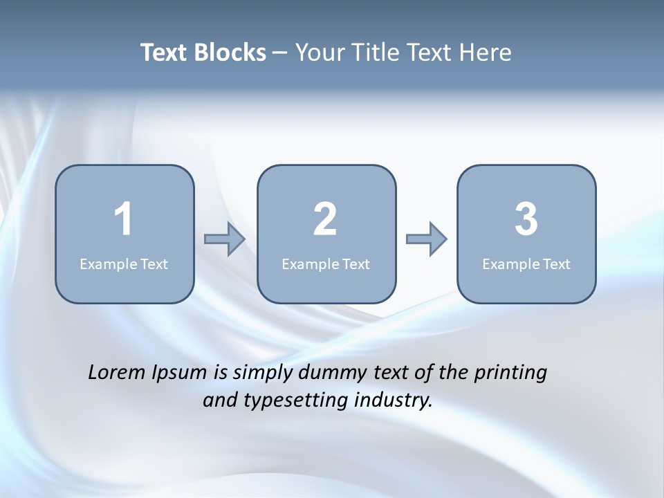 Smoke Wave Art PowerPoint Template