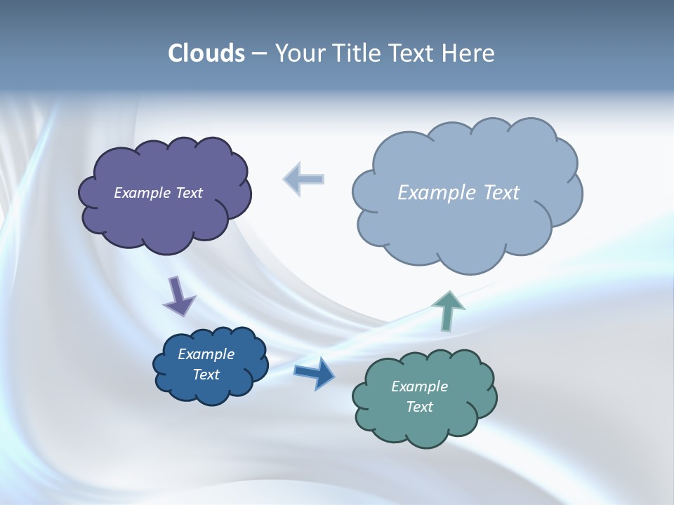 Smoke Wave Art PowerPoint Template