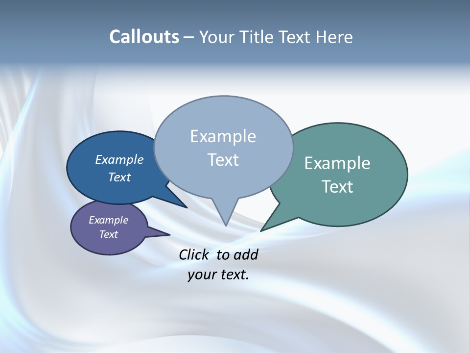 Smoke Wave Art PowerPoint Template