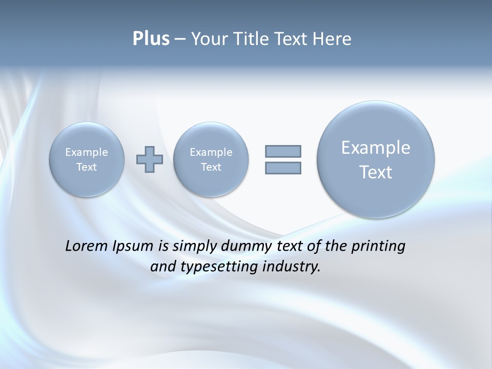 Smoke Wave Art PowerPoint Template