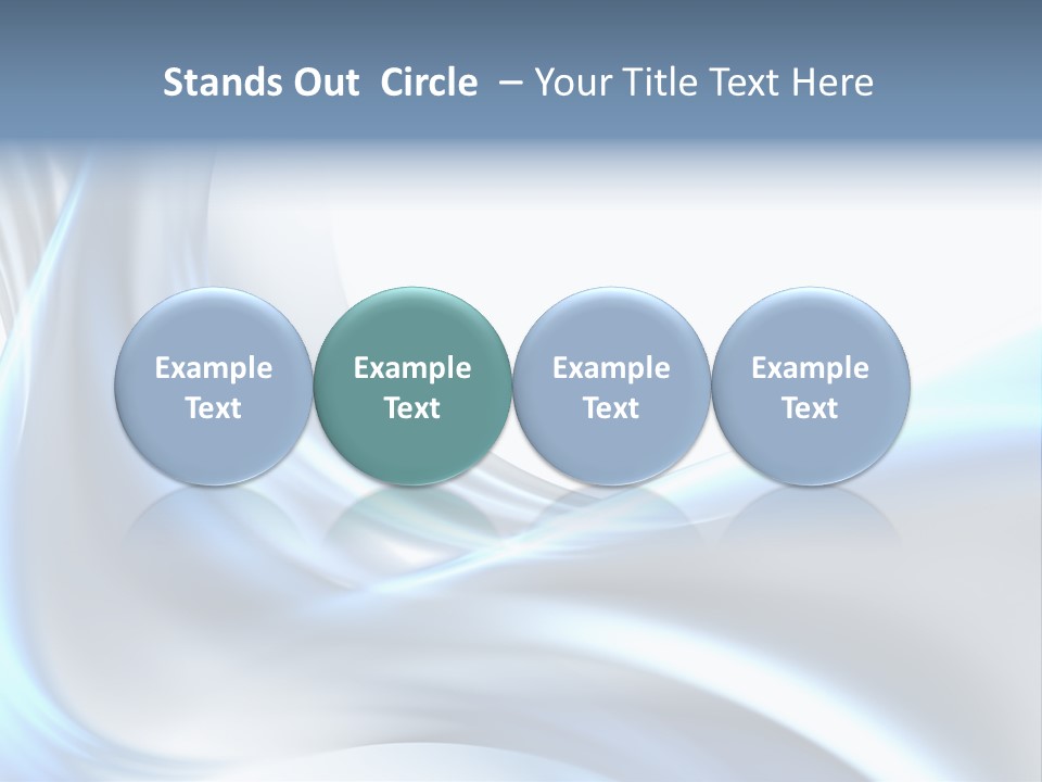 Smoke Wave Art PowerPoint Template