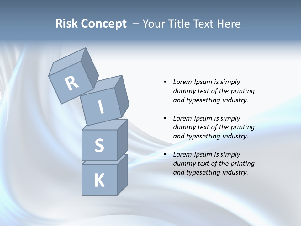 Smoke Wave Art PowerPoint Template