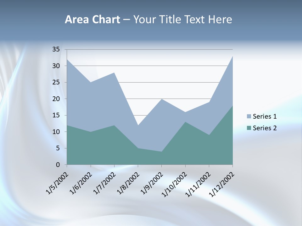 Smoke Wave Art PowerPoint Template