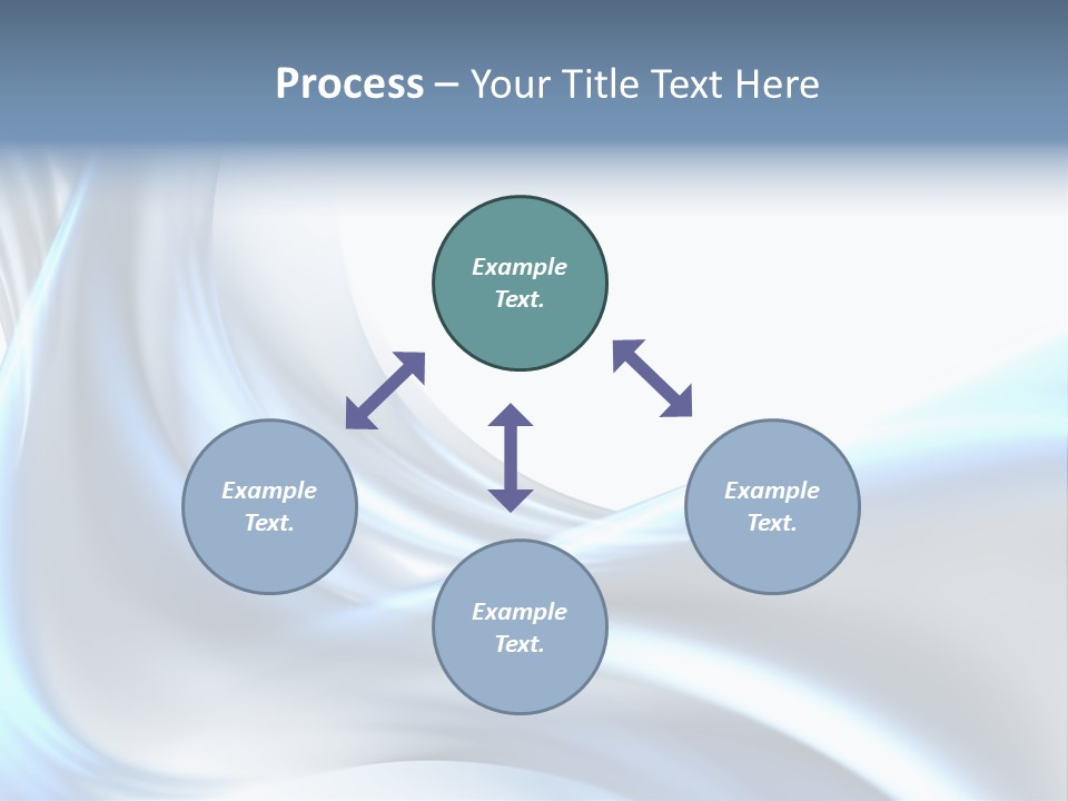 Smoke Wave Art PowerPoint Template