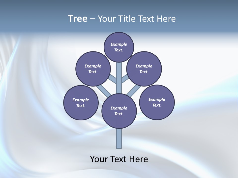 Smoke Wave Art PowerPoint Template