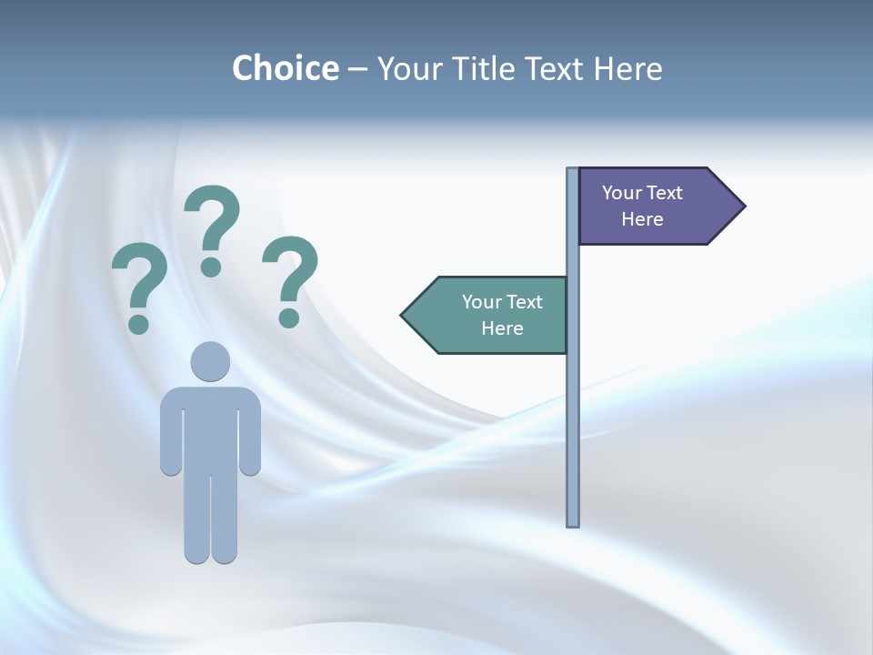 Smoke Wave Art PowerPoint Template