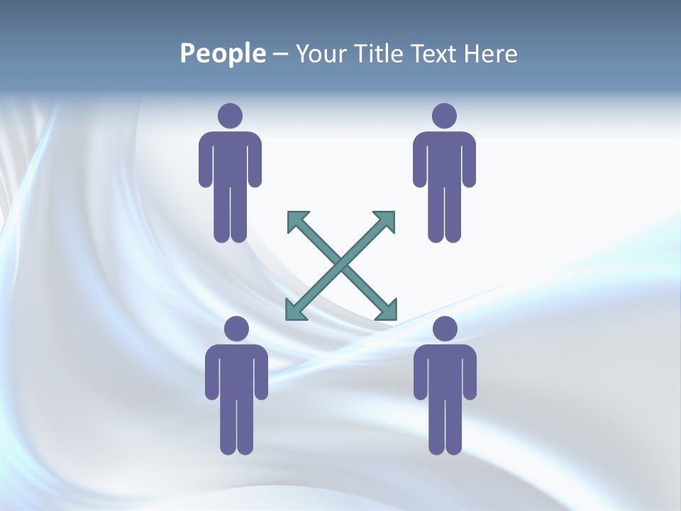 Smoke Wave Art PowerPoint Template