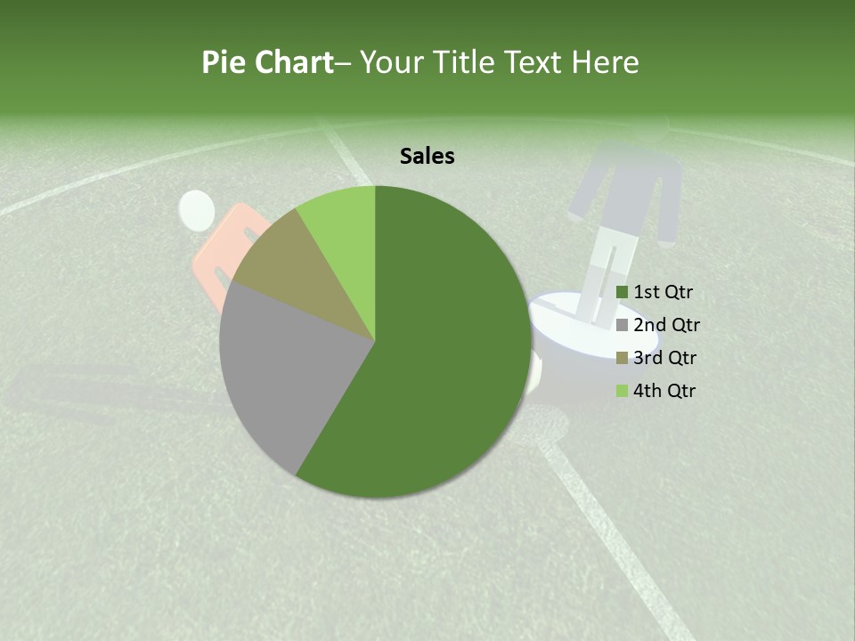 Sport Green Number PowerPoint Template