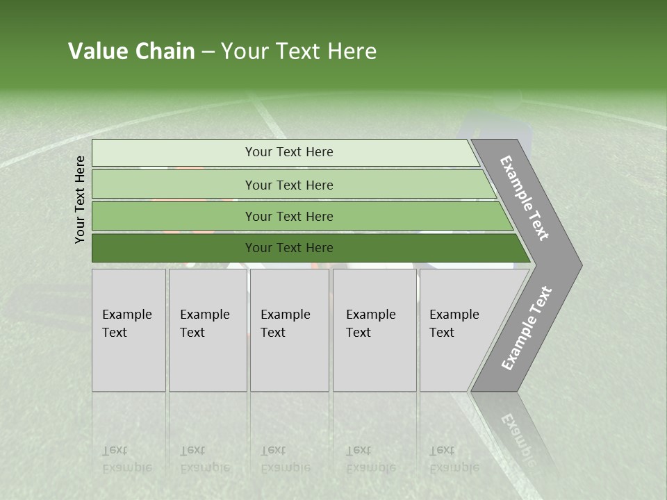 Sport Green Number PowerPoint Template