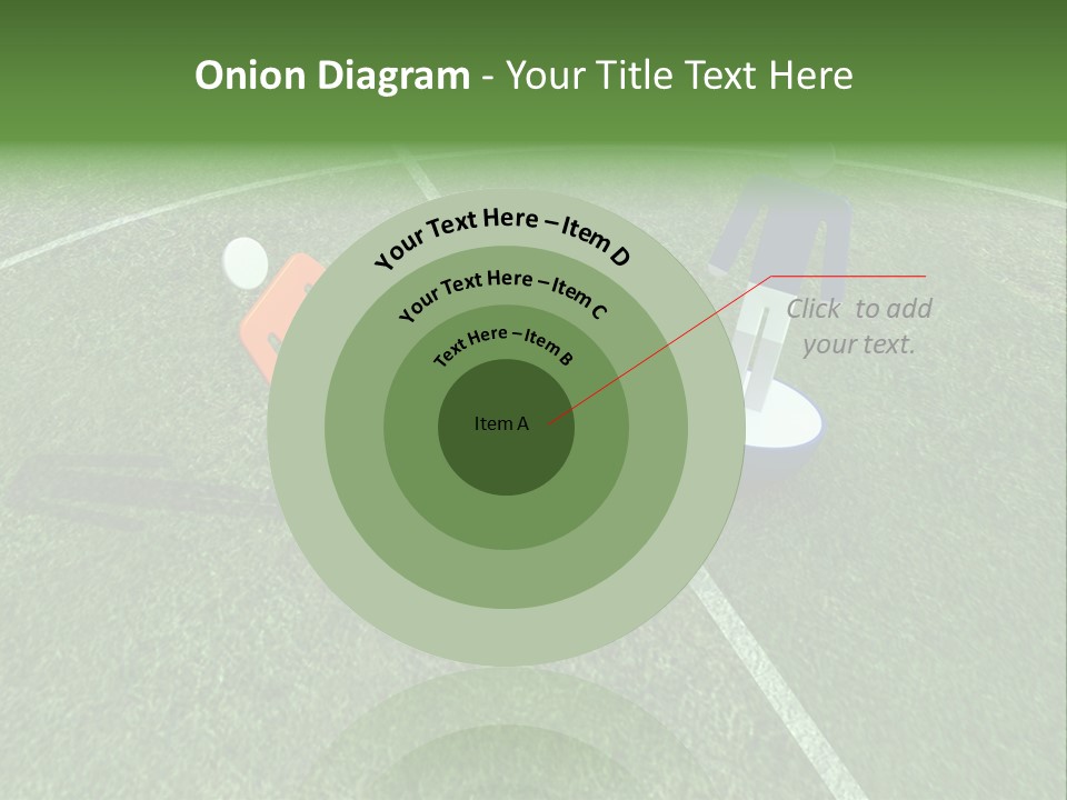 Sport Green Number PowerPoint Template