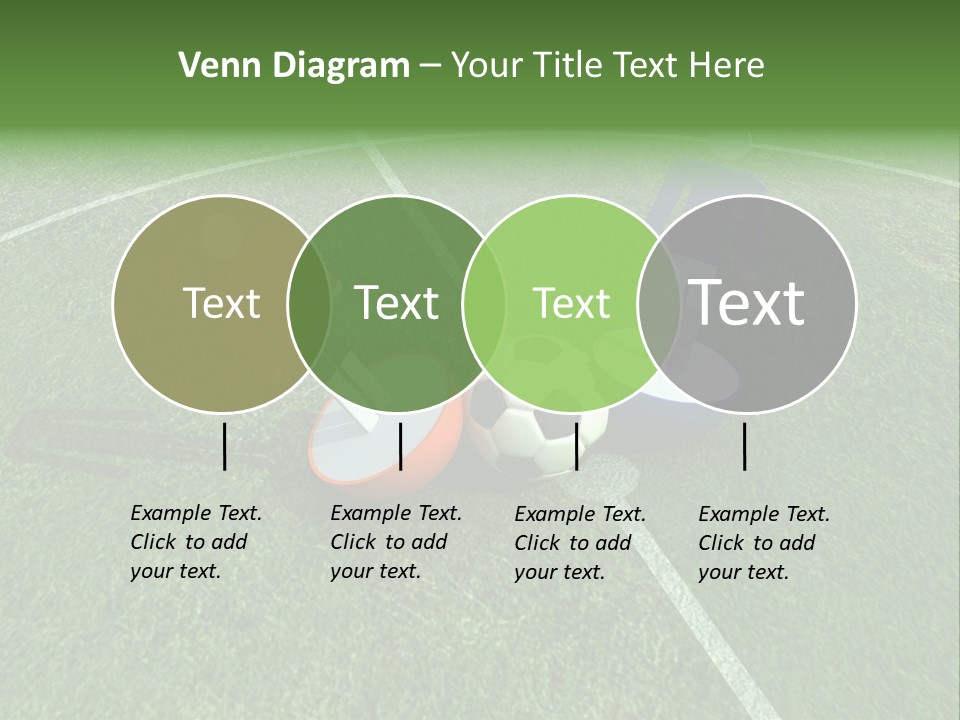 Sport Green Number PowerPoint Template