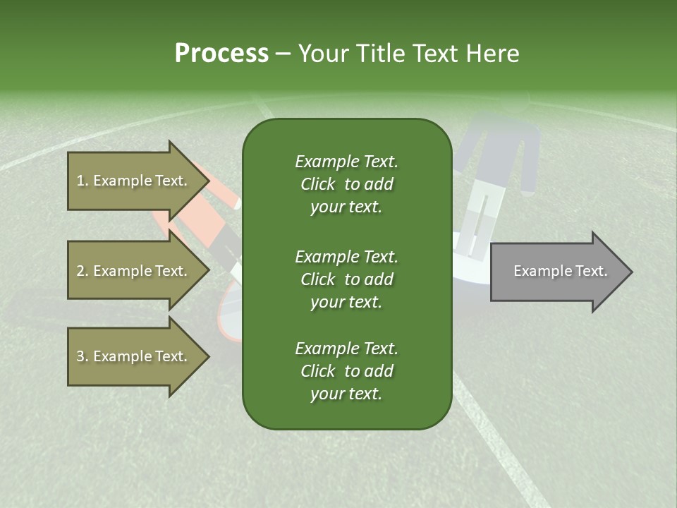 Sport Green Number PowerPoint Template