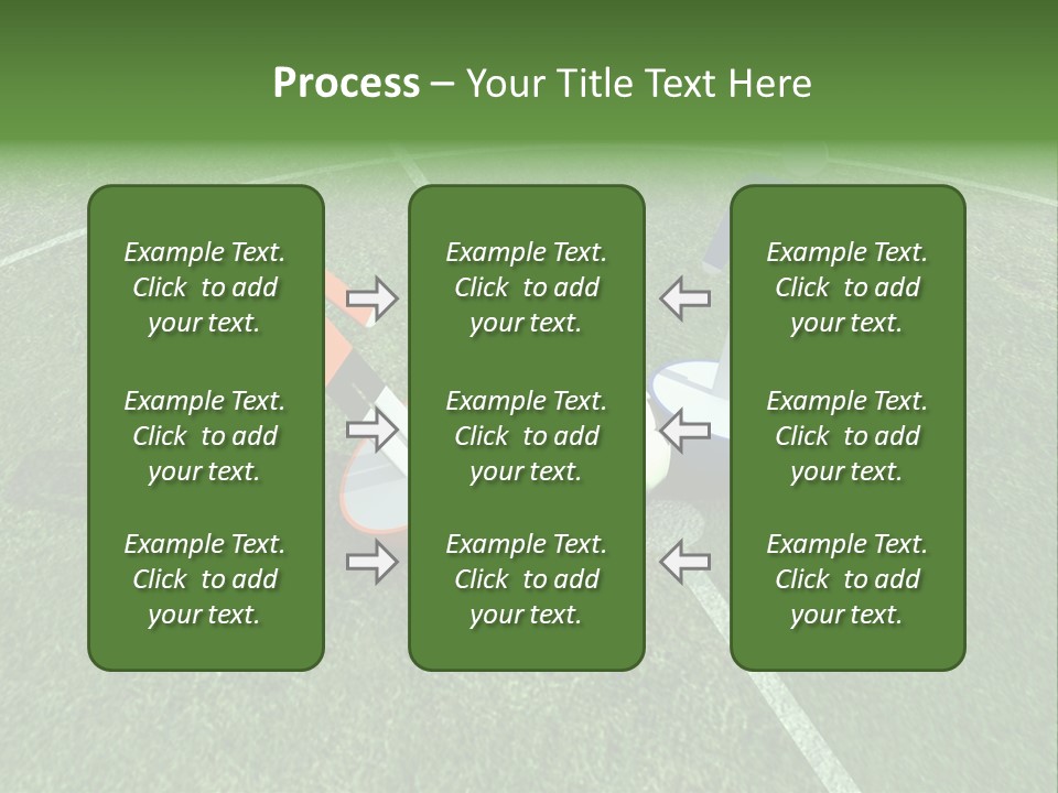 Sport Green Number PowerPoint Template