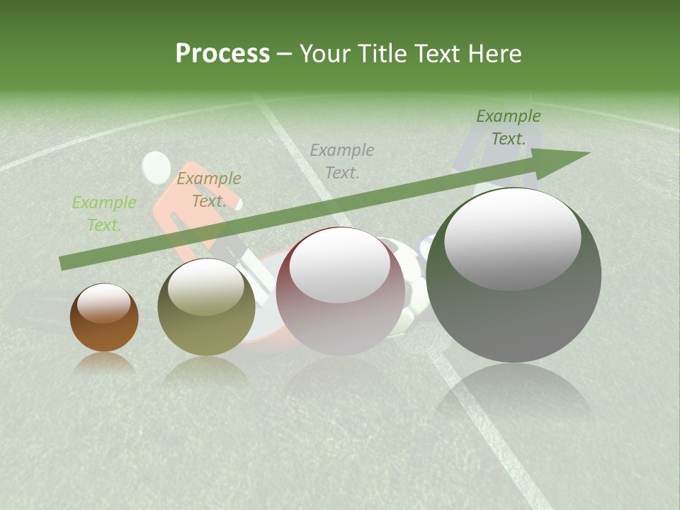 Sport Green Number PowerPoint Template