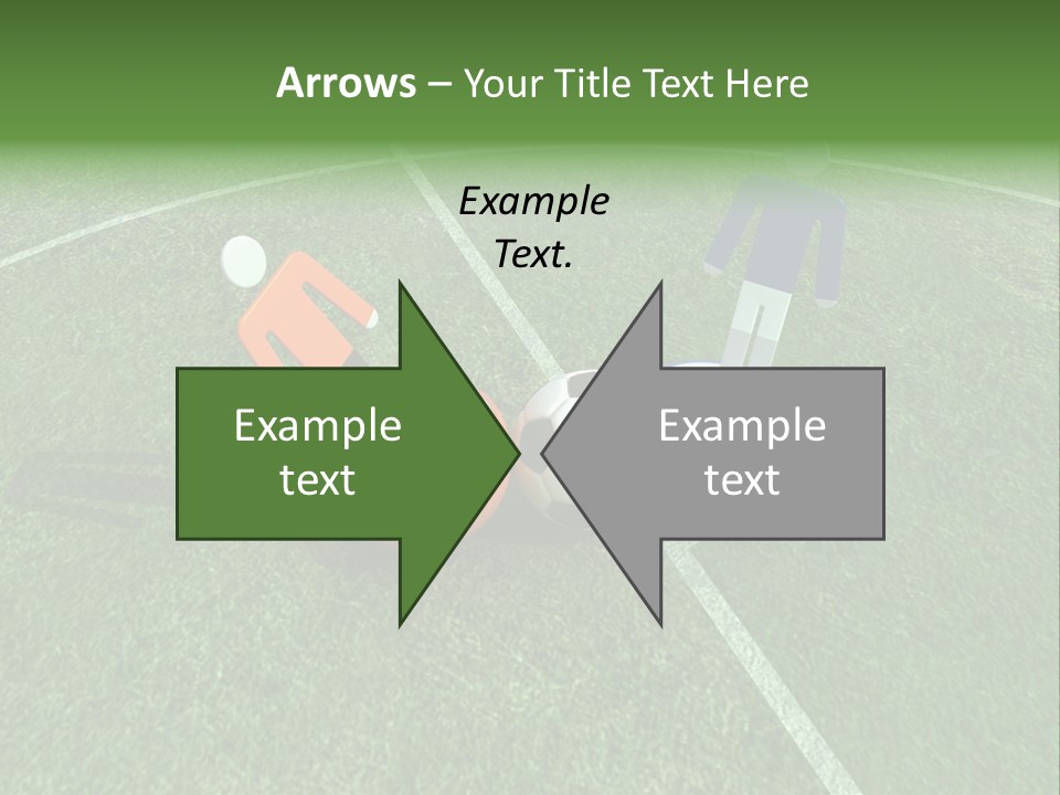 Sport Green Number PowerPoint Template