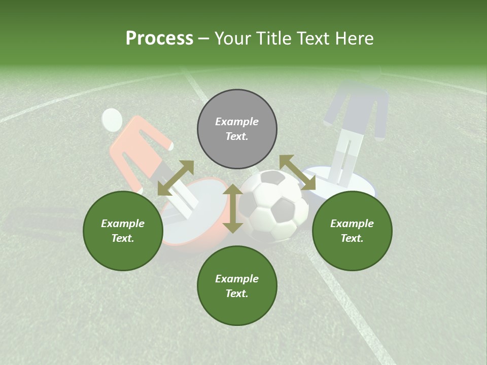 Sport Green Number PowerPoint Template