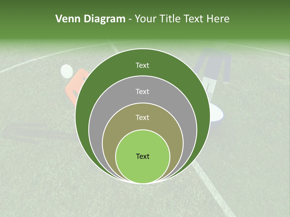 Sport Green Number PowerPoint Template