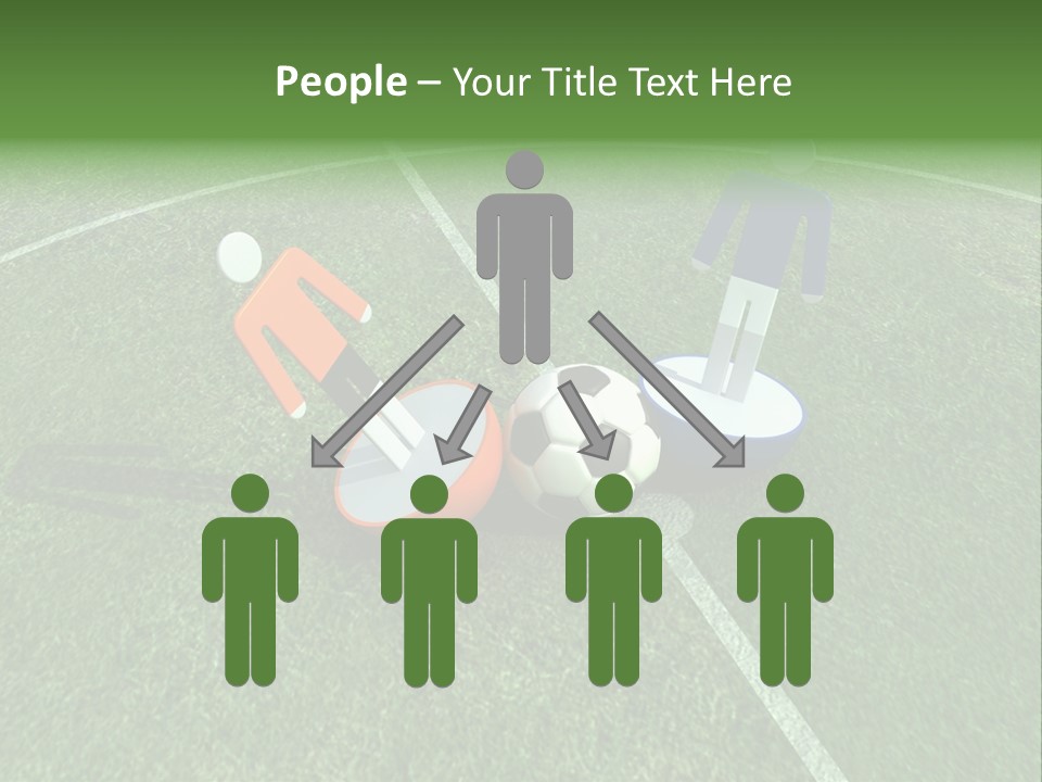 Sport Green Number PowerPoint Template