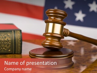 Courthouse Prosecutor Court PowerPoint Template