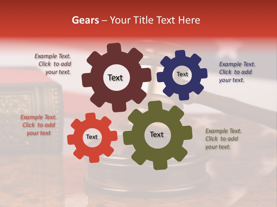 Courthouse Prosecutor Court PowerPoint Template