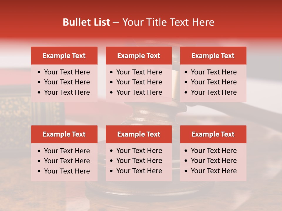 Courthouse Prosecutor Court PowerPoint Template