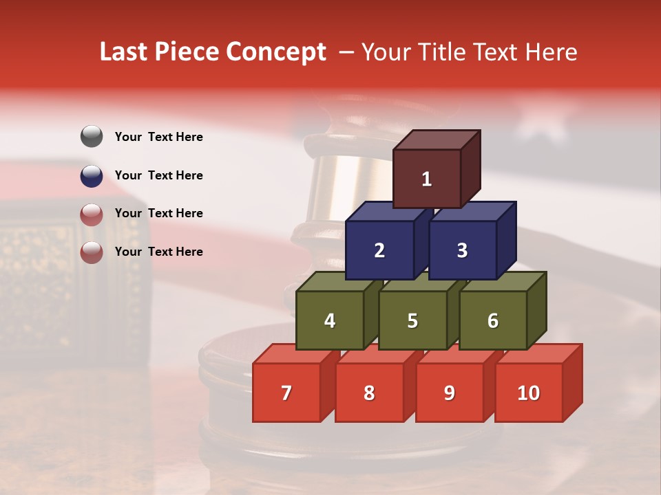 Courthouse Prosecutor Court PowerPoint Template