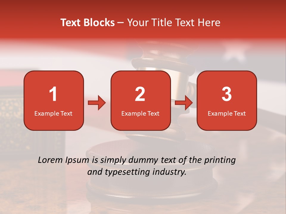Courthouse Prosecutor Court PowerPoint Template