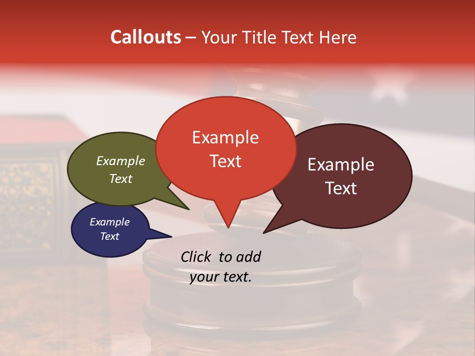 Courthouse Prosecutor Court PowerPoint Template