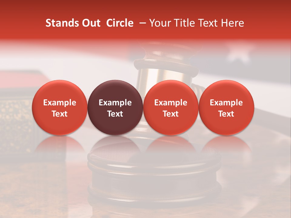 Courthouse Prosecutor Court PowerPoint Template