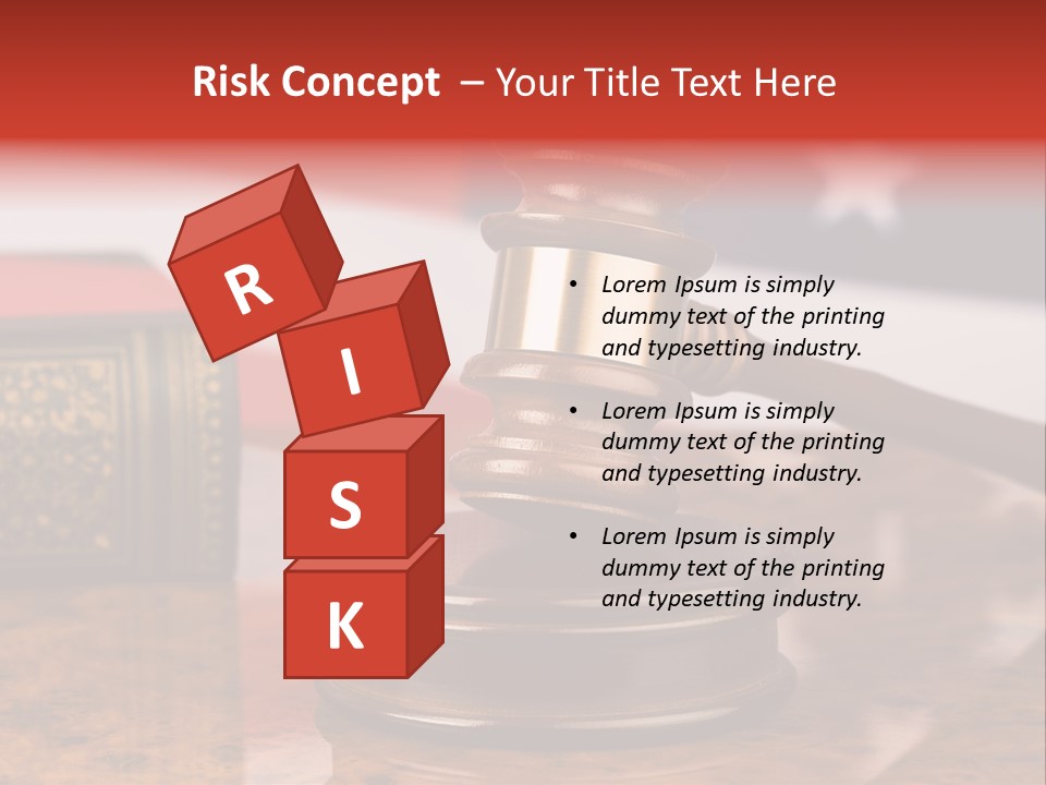 Courthouse Prosecutor Court PowerPoint Template