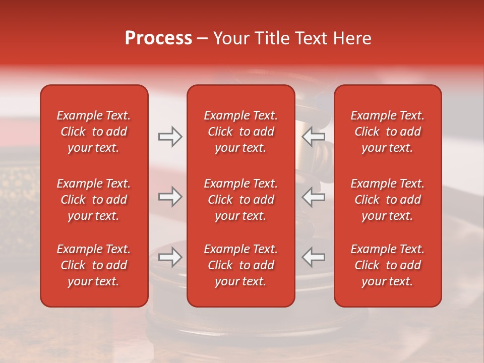 Courthouse Prosecutor Court PowerPoint Template