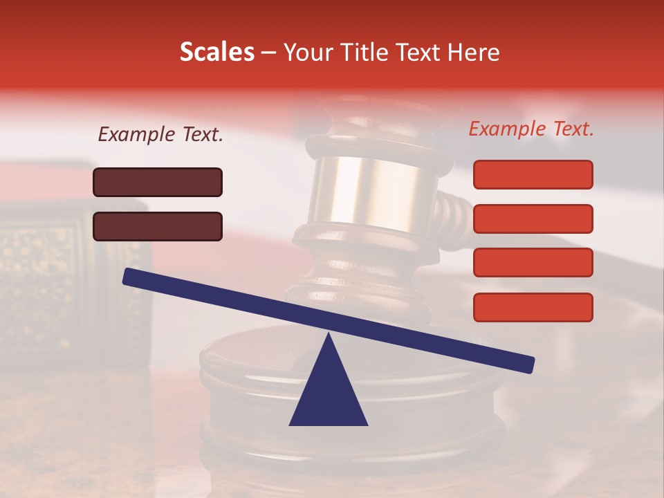 Courthouse Prosecutor Court PowerPoint Template