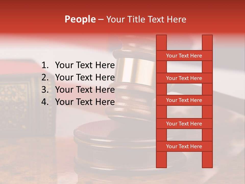 Courthouse Prosecutor Court PowerPoint Template